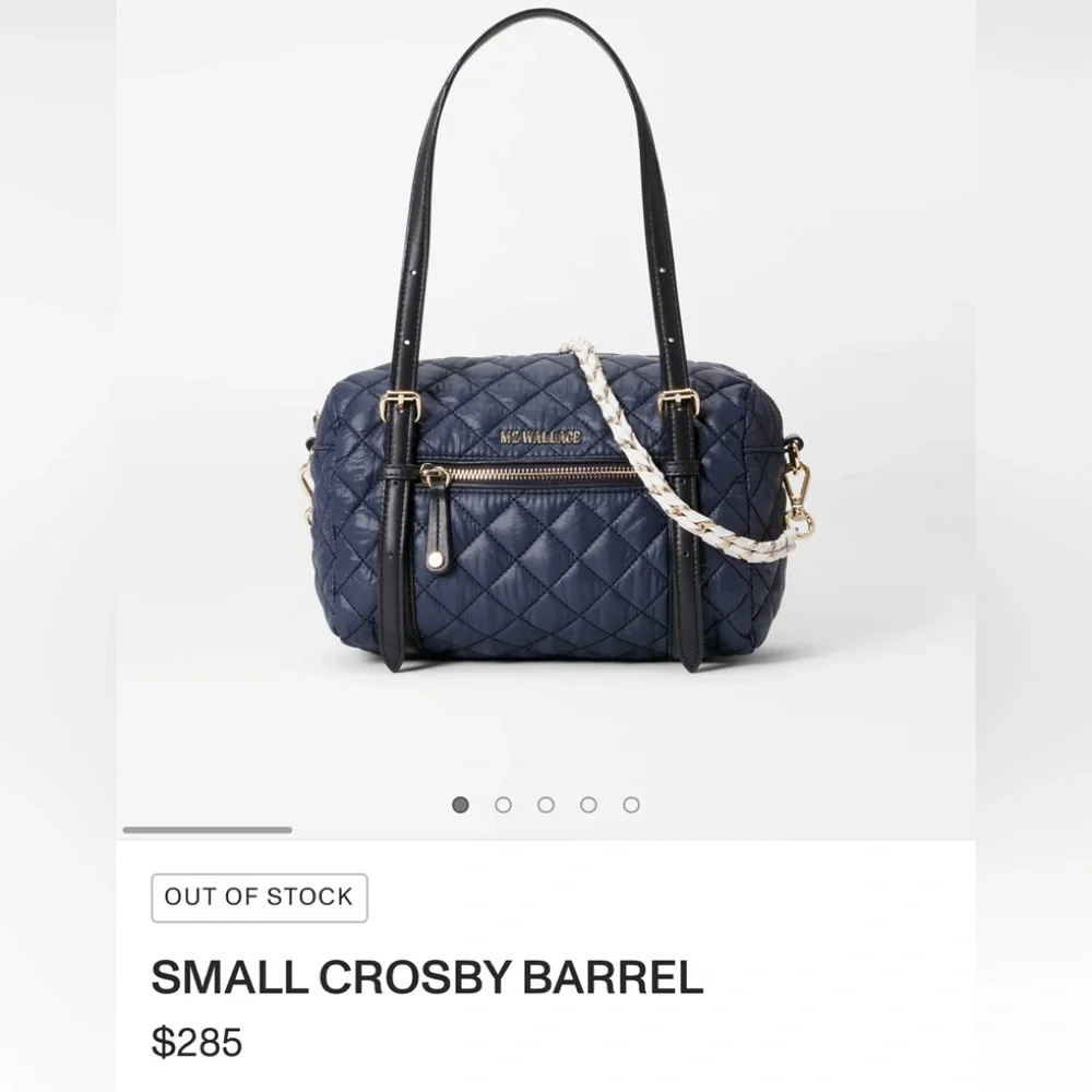 MZ Wallace Small Crosby Barrel - Picture 2 of 12